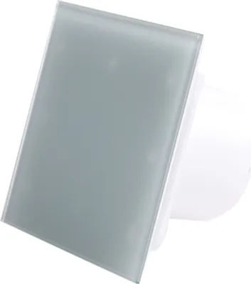 Produktbild von Badventilator Lüfter Badventilator Wohnraumlüfter Kugellager Rückstauklappe Ø 125 mm Standard weiß matt gerade