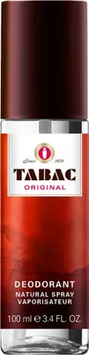 A product shot of a Tabac Original Deodorant spray bottle.