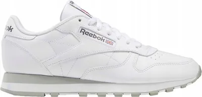 A single Reebok Classic Leather sneaker shown from the side on a white background.