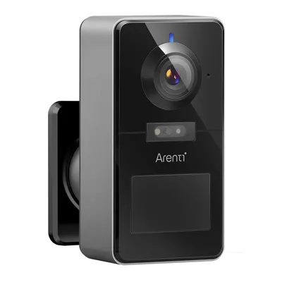 Produktbild von Arenti POWER1 2K 3 MP batteriebetriebene kabellose WLAN-Überwachungskamera mit KI-gestützter Personenerkennung
