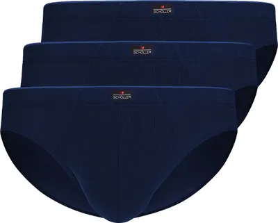 Produktbild von 3er Pack Herren Slip Baumwolle-Elasthan von der Marke Schöller 7