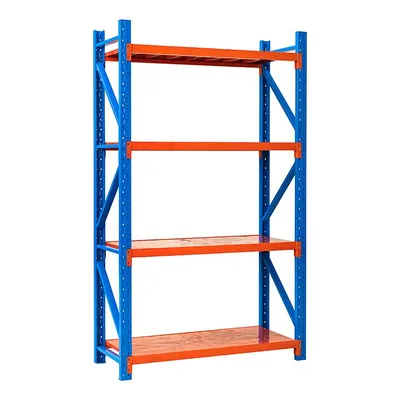Zdjęcie produktu dla Bauhus Regał Magazynowy 250x150x60 Metalowy 1200 kg 4 Półki do Warsztatu Magazynu