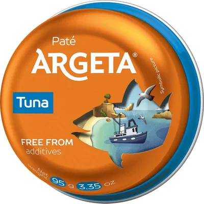Produktbild von Argeta Thunfisch Aufstrich 95g – Cremiger Brotaufstrich mit zartem Thunfisch