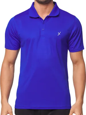 Produktbild von CFLEX Herren Sport Shirt Fitness Polo-Shirt Sportswear Collection - Royal XXL