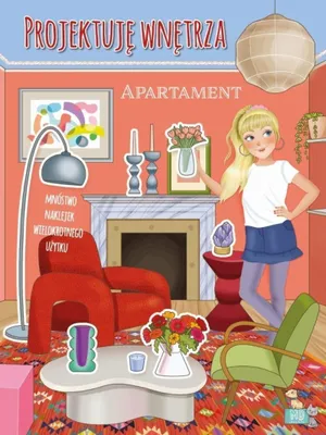 Immagine prodotto di Książka z naklejkami Apartament Projektowanie wnętrz