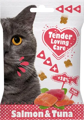 Zdjęcie produktu dla DUVO+ Tender Loving Care Miękki przysmak dla kota z łososiem i tuńczykiem 50g, 65378639