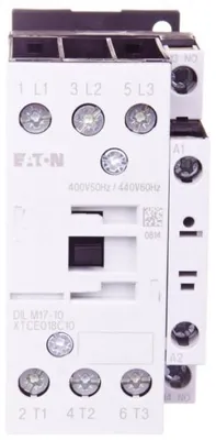 Obrázok produktu pre Stýkač EATON 7.5kW 3S DILM 400VAC 18A 1S/pomocný