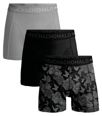 Produktbild von Muchachomalo Herren Boxershorts – 3er Pack – Baumwolle Stretch – Bequeme Unterwäsche – Größe XL - U-OUTLT1010-440