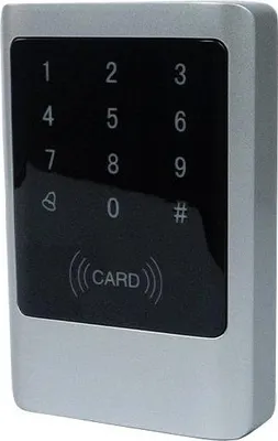 Produktbild von Zutrittskontrollsystem, RFID-Karten- und PIN-Leser, Wiegand 26, 125 kHz, Touch-Tastatur, wasserdicht SecureEntry-AC400