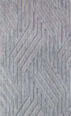 Produktbild von Teppich Bodenteppich Kurzflor Geometrisches Linien Muster Wohnzimmer Grau