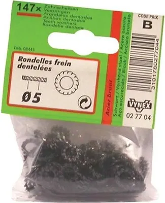 Image de Sachet 147 rondelles dentelée D.5 - VYNEX - 310178027704