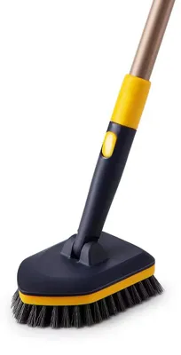 Obrázok produktu pre Yocada – Čistiaca kefa na obklady a dlažby 2 v 1, nastaviteľná teleskopická tyč, 147 cm