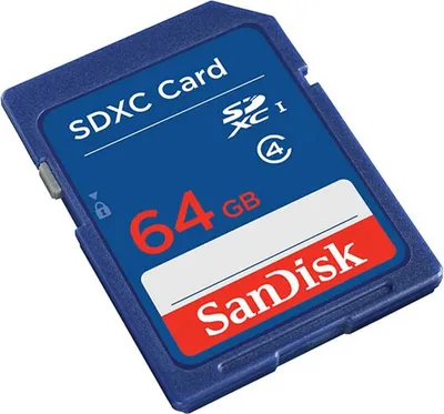 Produktbild von SanDisk® SDHC™ Speicherkarte  64 GB - Blau