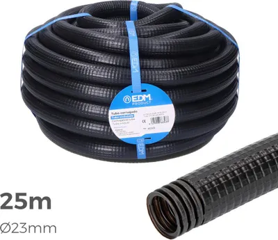 Image de Gaine Préfilée Ferroplast Extérieure 23mm Protection Câbles électriques Extérieurs - Edm