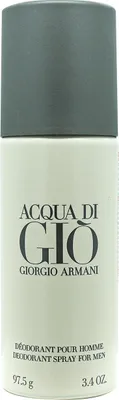 Produktbild von Giorgio Armani Acqua di Giò 150ml, Männer, Deodorant, Spray-Deodorant, Spray, 150 ml, Bergamotte