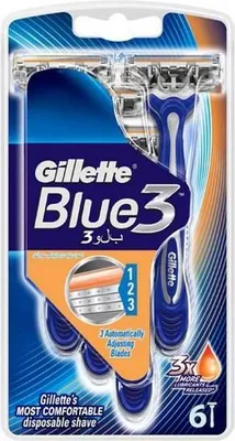 Produktbild von Gillette Blue 3 Einweg-Rasierer, 3er Pack (Import aus Deutschland)