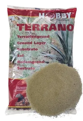 Productafbeelding van Hobby Terrano Woestijnzand Natuurlijk 0,1-0,3 mm terrarium substraat 5kg | 25kg 25KG