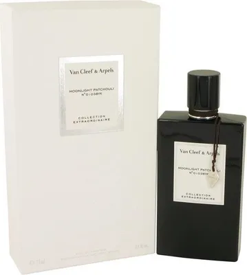 A perfume bottle and its box are displayed against a white background.