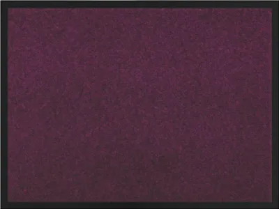 Image de Paillasson vidaXL Bordeaux 80 x 60 x 1,2 cm en tissu peluche