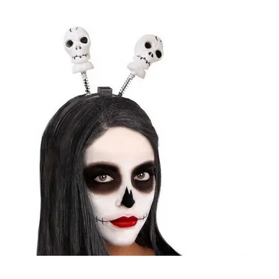 Image de Bandeau crânes blancs Halloween