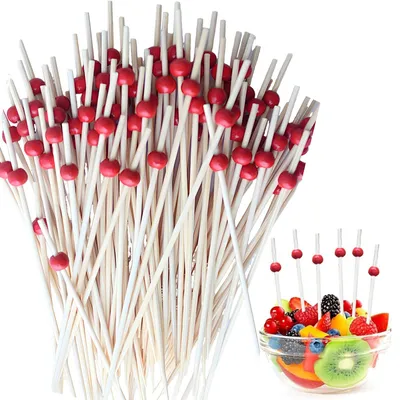 Holzspieße 200 Stück 12 cm für Obst & Cocktails