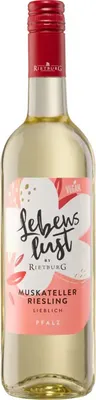Produktbild von Rietburg Lebenslust Muskateller Riesling fruchtig elegant 750ml