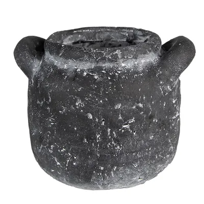 Zdjęcie produktu dla Doniczka Clayre & Eef 13x11x9 cm Szary Kamień