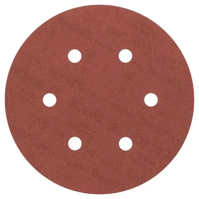 Produktbild von Schleifblatt C430, 150 mm, 240, 6 Löcher, Klett, 5er-Pack