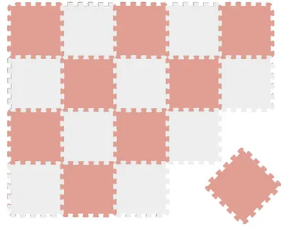 Produktbild von 18 Teile Spielmatte Baby Puzzlematte 30x30 Krabbelmatte Bodenmatte Kinderzimmer