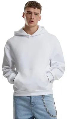 Immagine prodotto di Felpa con cappuccio Urban Classics bianca da uomo - 4XL