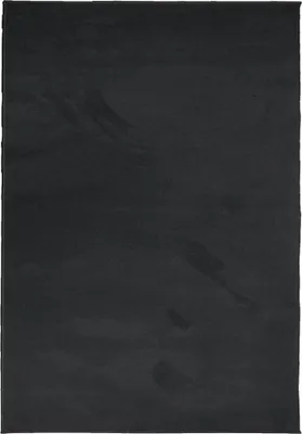 Produktbild von vidaXL Teppich OVIEDO Kurzflor Schwarz 160x230 cm