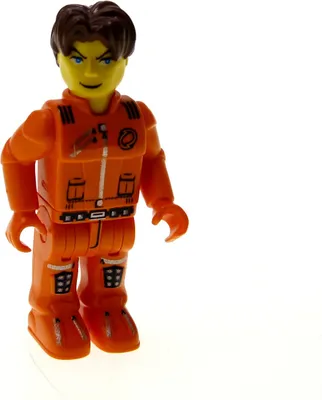 Produktbild von 1x Lego Figur 4 Juniors Jack Stone Mann orange Haare braun 4619 js025