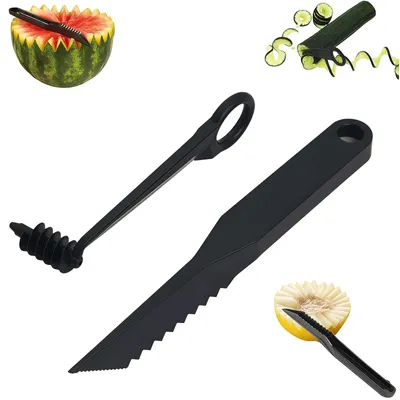 Imagen del producto de Cortador de verduras, cortador de ondas, 2 unidades, espiralador para patatas, utensilio de cocina