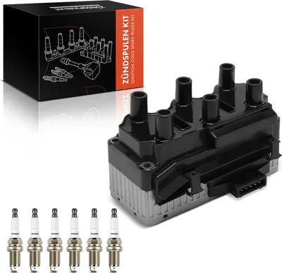 Zdjęcie produktu dla Frankberg 1x Cewka zapłonowa + 6x Świeca dla VW Passat Sharan Transporter 4