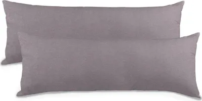 Produktbild von Doppelpack Classic Line Bezug 40x145 dunkelgrau Baumwolle Jersey