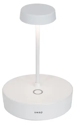 Immagine prodotto di Lampada a led da tavolo Swap mini pro Bianco ricaricabile e dimmerabile