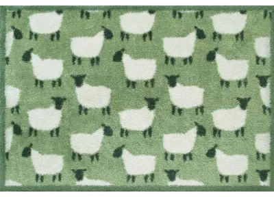 Fußmatte wash+dry Turtle Mat Flock Green 60x85 cm