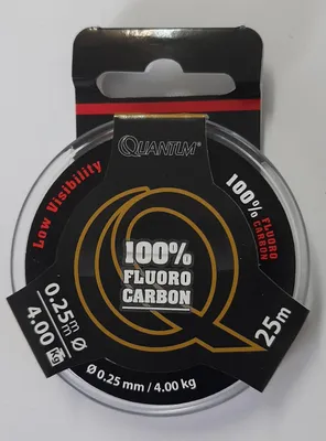 Produktbild von Quantum Fluoro Carbon Predator 25m - Vorfachschnur, Durchmesser/Tragkraft:0.25mm / 4.0kg / 9lbs
