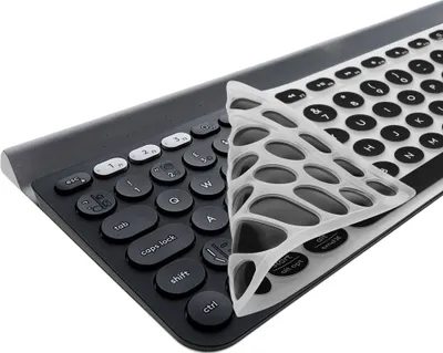 Produktbild von kwmobile Silikon Tastaturschutz für Logitech K780 - QWERTY US Keyboard Cover Abdeckung - Schwarz