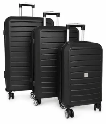Productafbeelding van Sunset zwarte bagageset 95/56/27 L set van 3