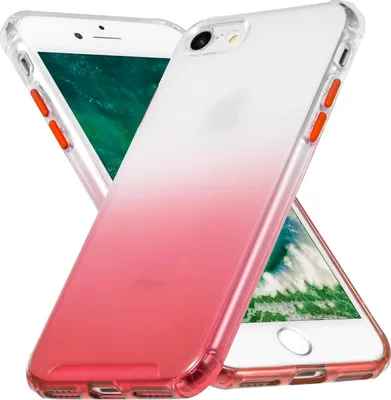 Immagine prodotto di Custodia a colori sfumati per iPhone SE 2020/2022, iPhone 7/8 custodia protettiva custodia per telefono cellulare copertura di protezione della fotocamera