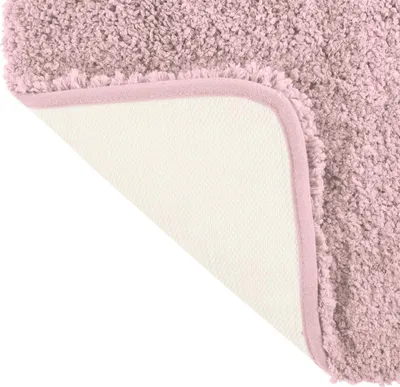 Obrázek produktu pro MSV koupelnová rohožka rohožka do vany rohožka do sprchy z mikrovlákna s vysokým vlasem načechraná 50x70 cm - pastelově růžová