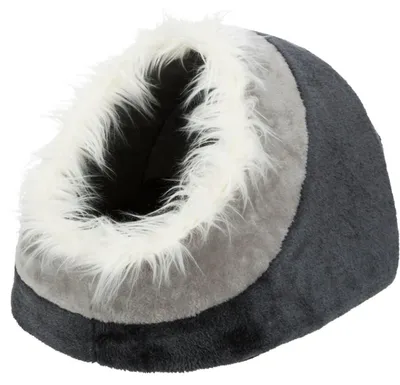 Produktbild von TRIXIE Höhle Minou - dunkelgrau/hellgrau - 35 × 26 × 41 cm