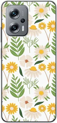 Produktbild von König Design Hülle kompatibel mit Xiaomi Redmi K50i Kunststoff Soft Handyhülle - Handy Case Blumenmuster 2