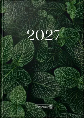 Produktbild von BRUNNEN 1079515057 Buchkalender Mod. 795 2027 "Leaves" A5, Papier