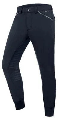 Immagine prodotto di E.L.T Pantaloni da equitazione da uomo Marc Pantaloni da equitazione da uomo con rivestimento completo in silicone Blu intenso 48