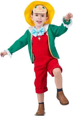 Produktbild von Mom Pinocchio Kostüm Rot 3-4 Years Rot 3-4 Years