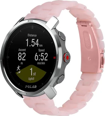 Produktbild von Strap-it Polar Grit X Harzarmband (Rosa)