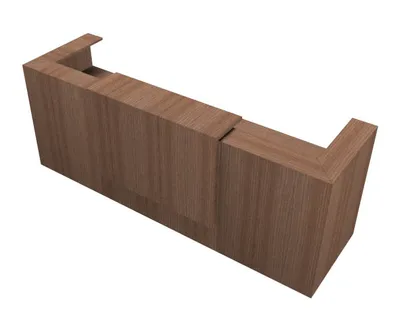 Produktbild von Quadrifoglio Empfangstheke nussbaum 285,0 x 88,0 x 113,0 cm