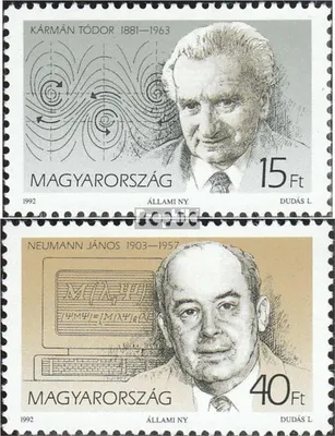Produktbild von Briefmarken Ungarn 1992 Mi 4208-4209 (kompl.Ausg.) postfrisch Persönlichkeiten